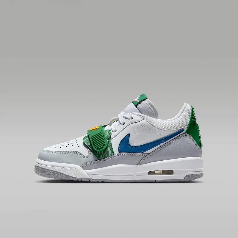 Jordan Legacy 312 Low “White / Wolf Grey / Pine Green / Industrial Blue” (CD9054-140)