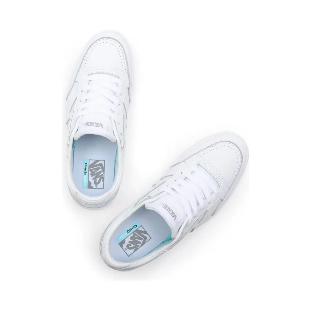 VANS Leather Lowland Cc Shoes (White)