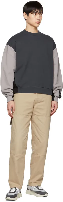 Axel Arigato Gray Genesis Stripe Bee Bird (35074)