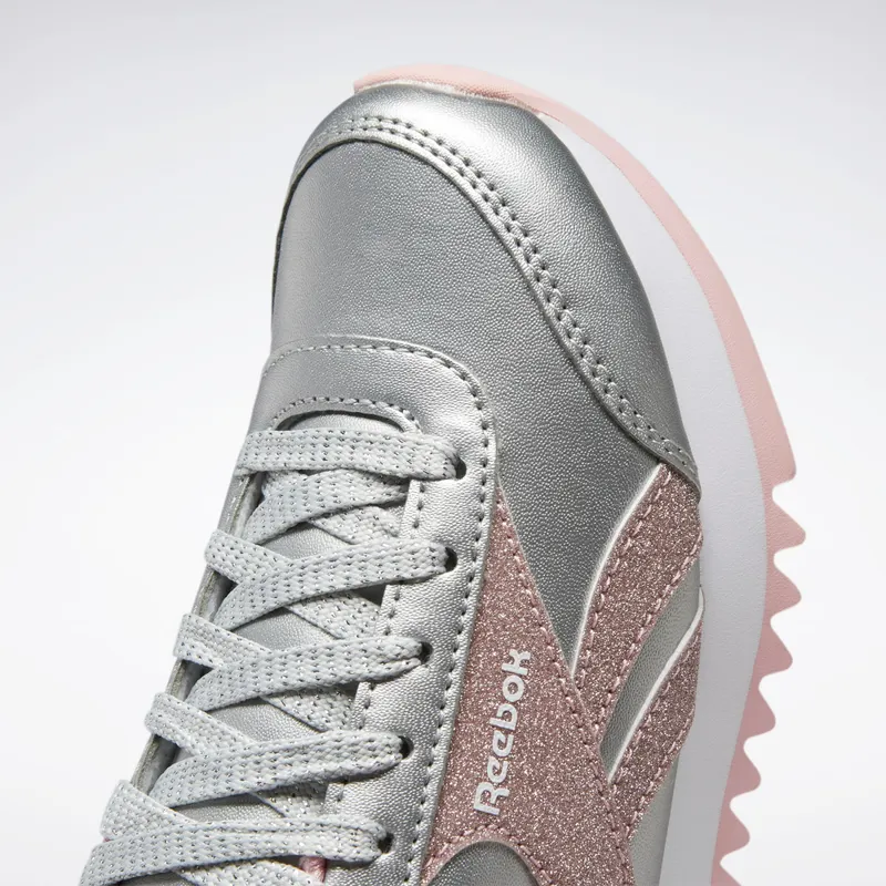 Reebok Royal Classic Jogger 2 Platformschoenen Silver Metallic / Pink Glow / Cloud White