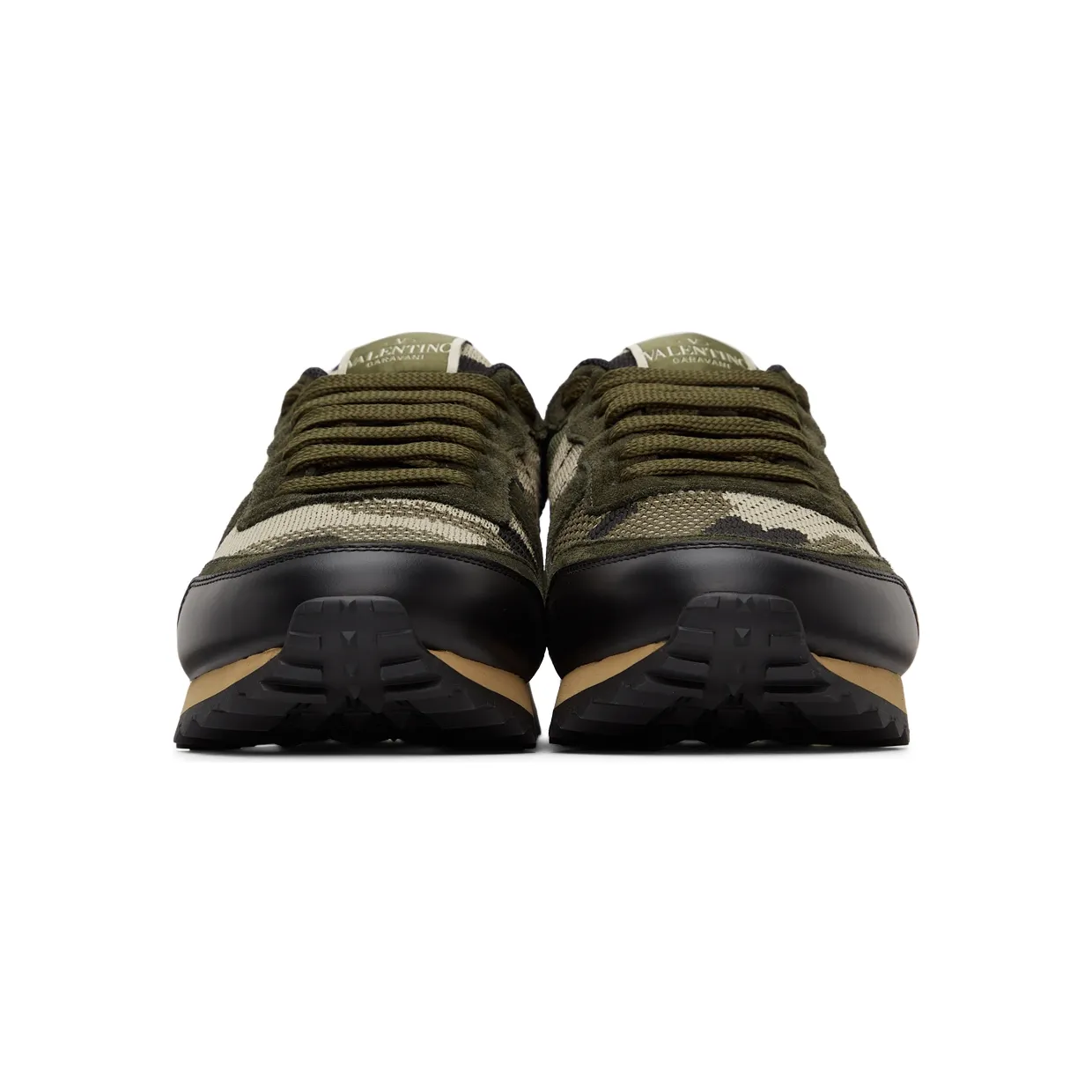 Valentino Garavani Camo Mesh Rockrunner “Green” (WY2S0723QRK) (2)
