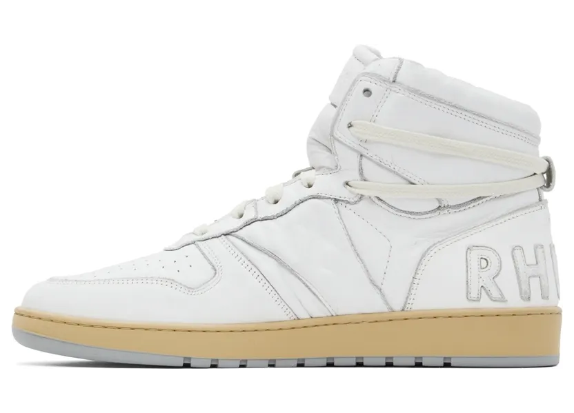 Rhude White Rhecess Hi Sneakers (RHPF22FO03178377) (3)