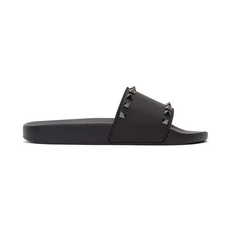 Valentino Garavani Black Rockstud Slides (VY2S0873JGC)