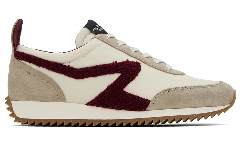 rag & bone Retro Runner “Off-White/Burgundy” (WFF22FF009PU9)
