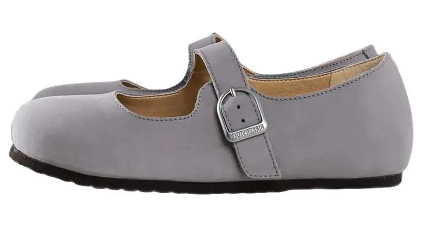 Birkenstock Santa Clarita Nubuck Leather Womens “Lavender Sky – Narrow Fit” (1032722)