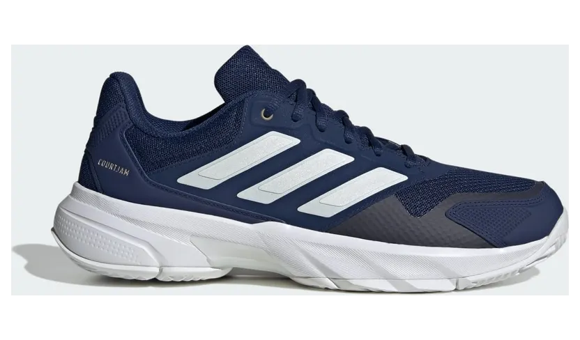 Adidas Courtjam Control 3 Tennis Dark Blue / Zero Metalic / Cloud White (JR1750)