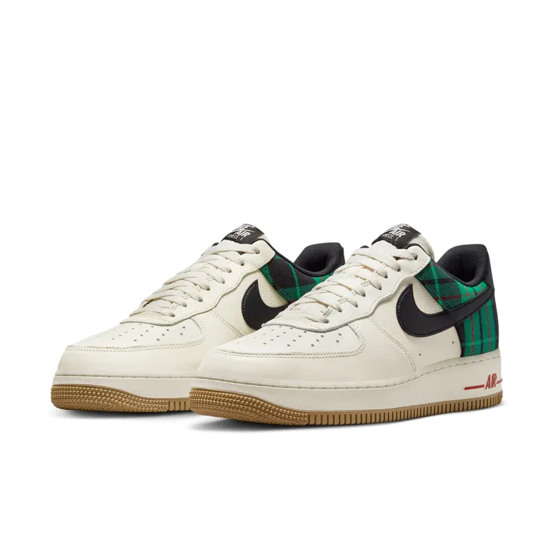 Nike Air Force 1 Low ’07 LX “Plaid Pale Ivory Stadium Green” (DV0791-100)