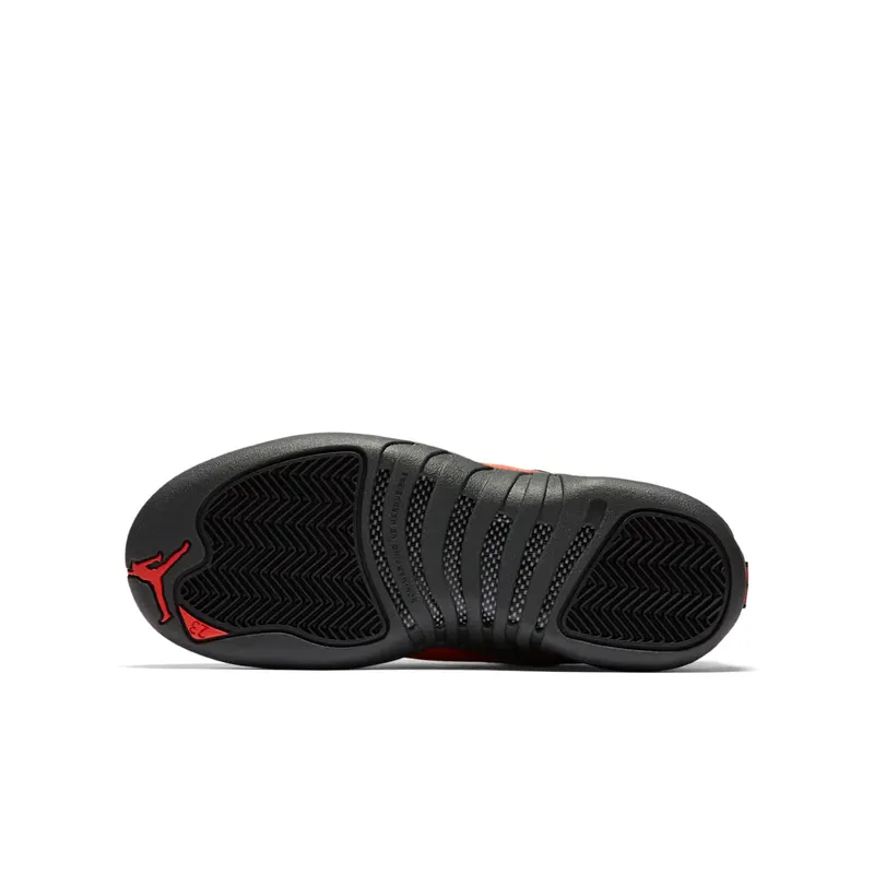 Jordan 12 Retro Low Max Orange (GS) Black/Max Orange-Anthracite-Metallic Silver (308305-003)