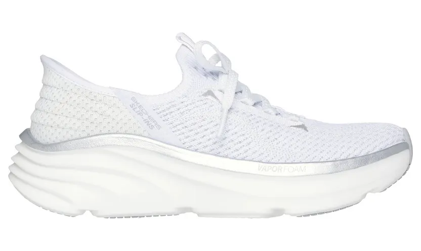 Skechers Slip-ins Relaxed Fit: D’Lux Vapor – Evening Glowing Sneaker Wit/Zilver
