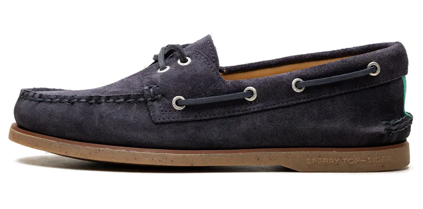 Sperry Gold Authentic Original 2-Eye “Navy Suede” (STS24018)