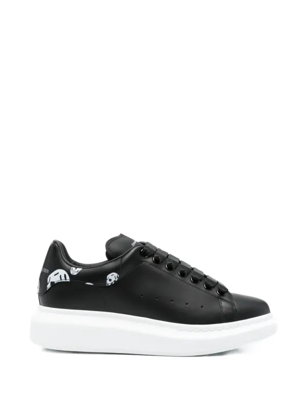 Alexander McQueen Oversized mit Totenkopf-Print – Black (553770WIAKB1016)