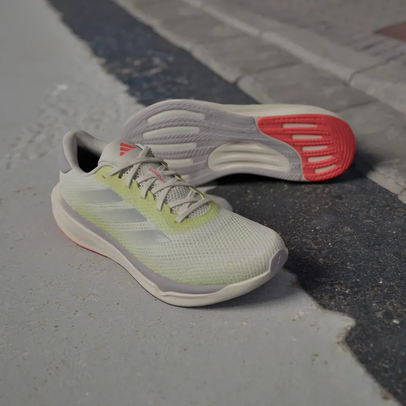 adidas Supernova Stride Off White Silver Metallic Pulse Lime (IE8181)
