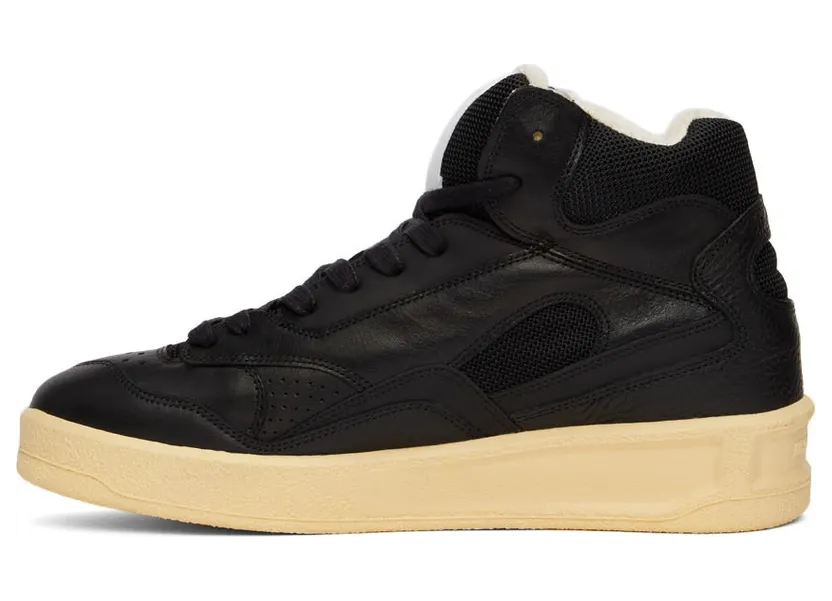 Jil Sander Black Basket High-Top Sneakers (JSMU860008 MUZ00004N) (3)