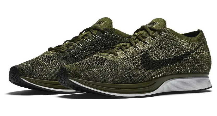 Nike Flyknit Racer Rough Green