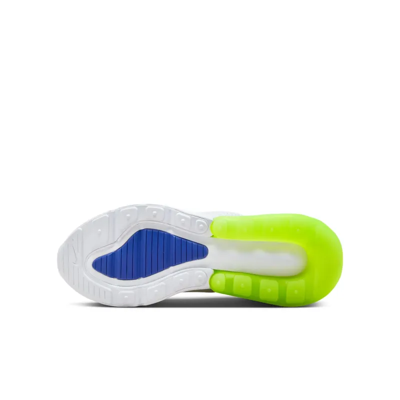 Nike Air Max 270 White Volt Photon Dust Astronomy Blue (HJ9237-100)