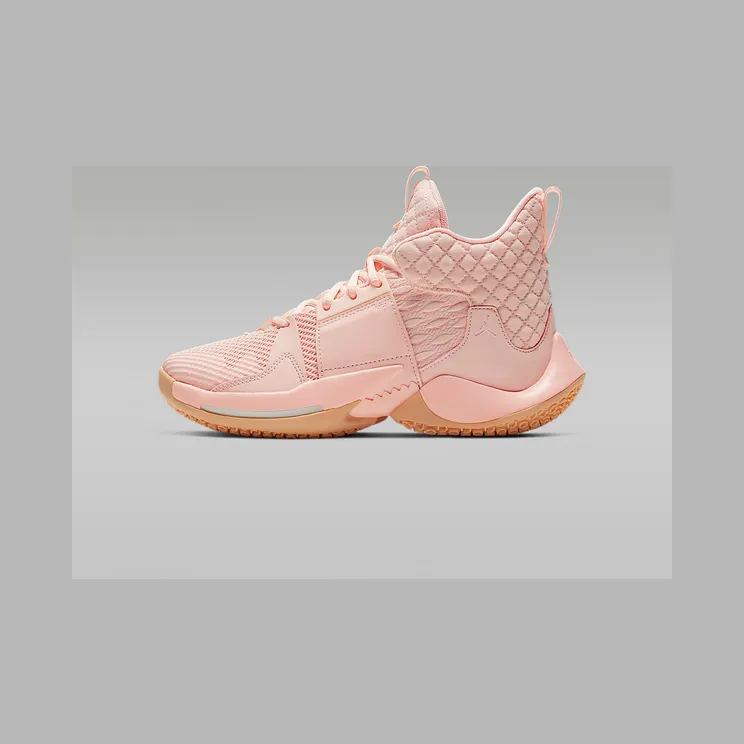 Jordan Why Not Zer0.2 Washed Coral (GS) “Washed Coral / Gum Yellow / Storm Pink” (AO6218-600)