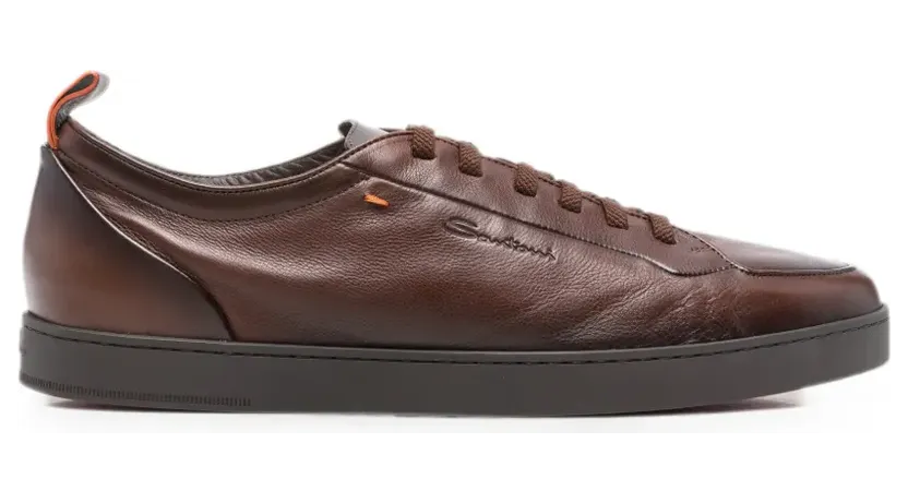 Santoni Off-Duty Sneakers mit Logo – Braun (MBNO22184SMAKFRI)