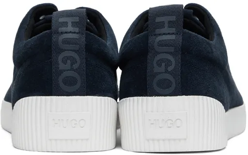 Hugo Black Suede Zero Tennis (50433502)