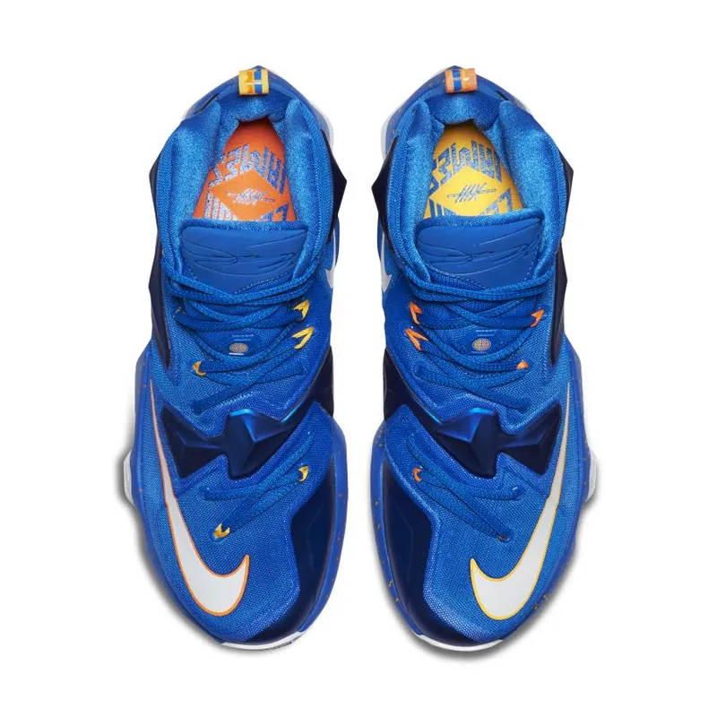 Nike LeBron 13 Balance Soar/White-Atomic Orange-Laser Orange (807219-418)