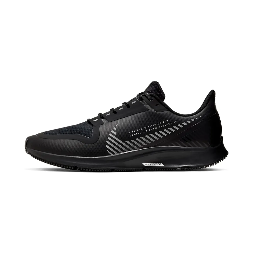 Nike Air Zoom Pegasus 36 Shield Triple Black (AQ8005-001)