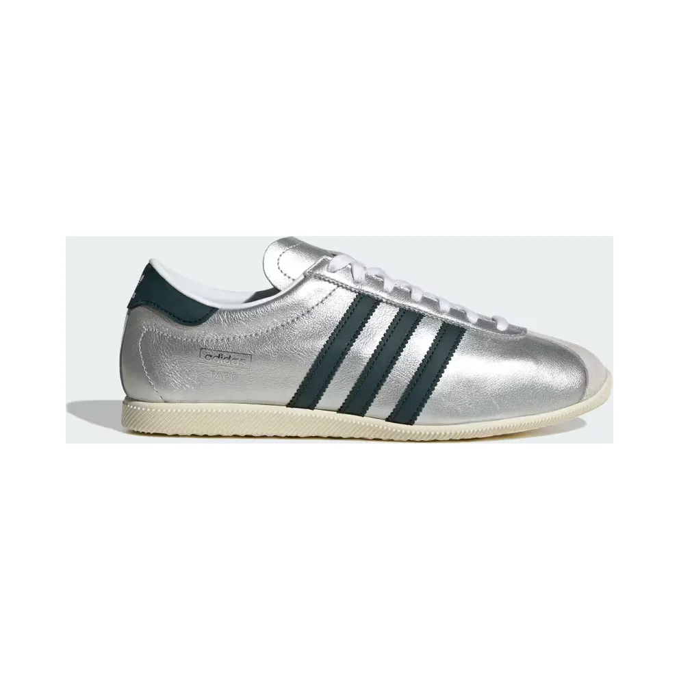 adidas Paris “Silver Metallic / Aurora Ivy / Cream White” (IH9223)