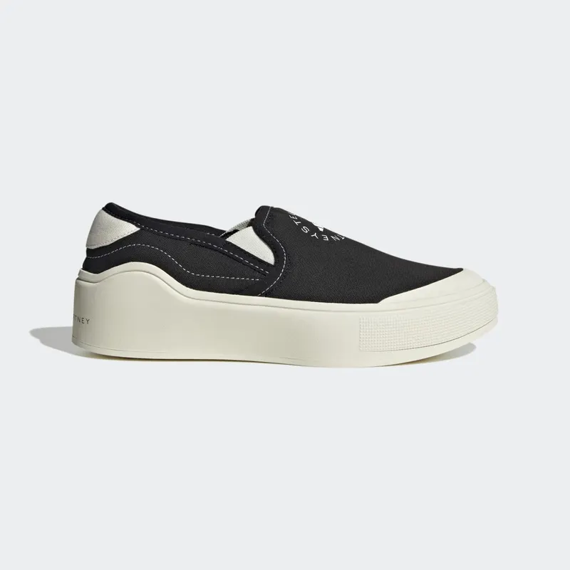 Adidas adidas by Stella McCartney Court Slip-On Core Black / Off White / Cloud White (HP2772)