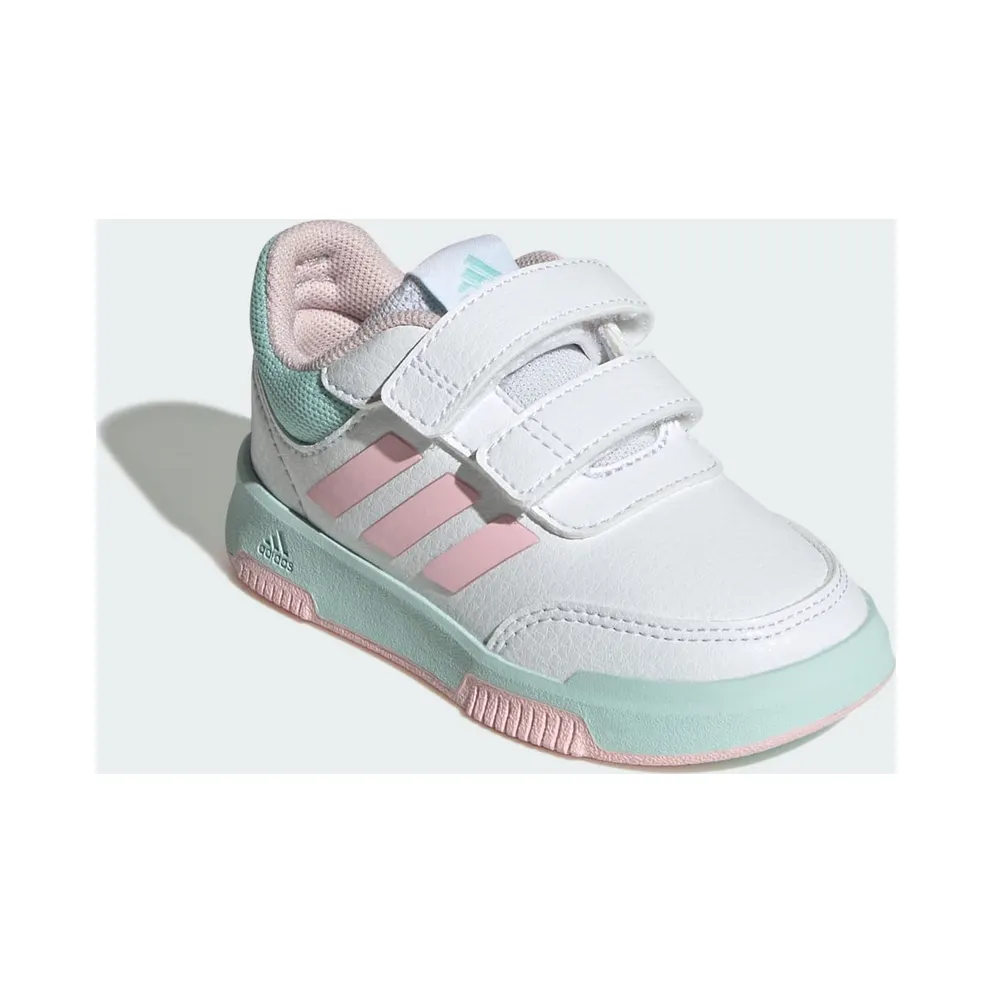 Adidas Tensaur with Velcro Cloud White / Clear Pink / Semi Flash Aqua (JQ2876)
