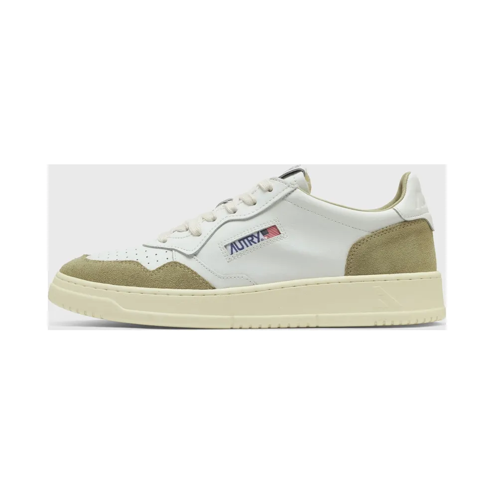 Autry Action Shoes MEDALIST LOW MAN Green / White