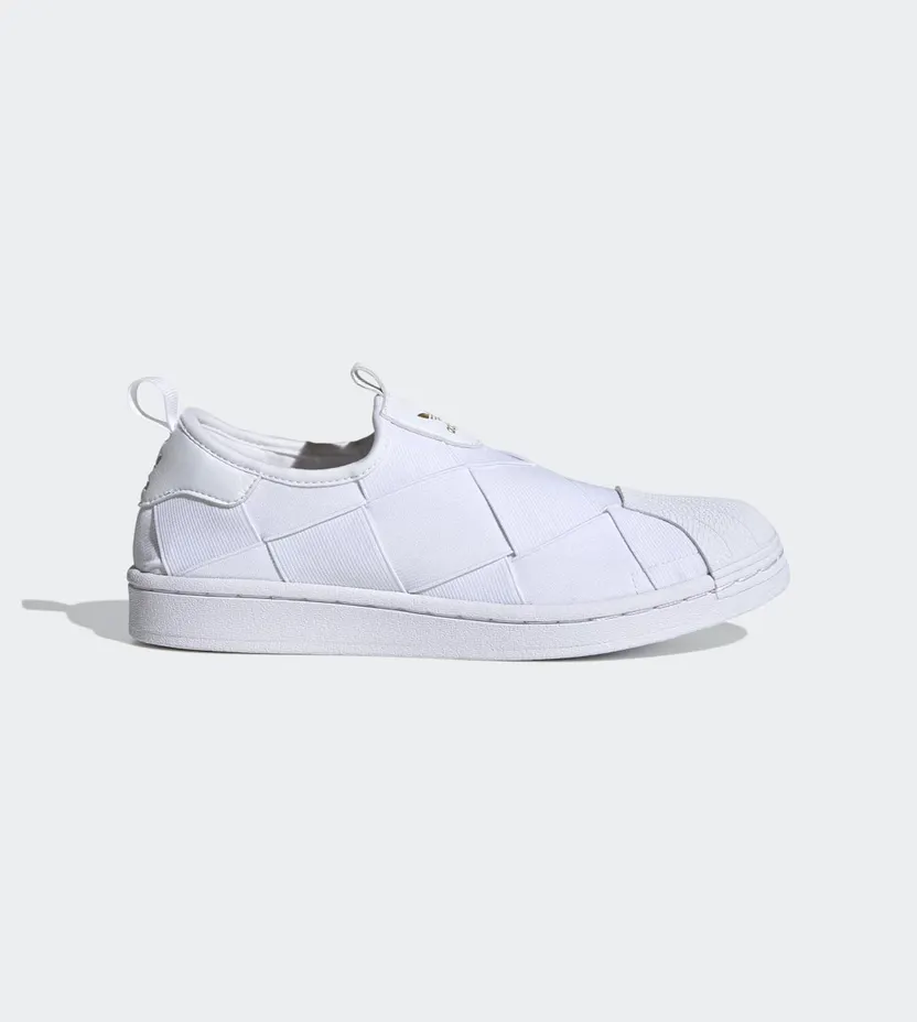 adidas Superstar Slip-on Cloud White / Cloud White / Gold Metallic (FV3186)
