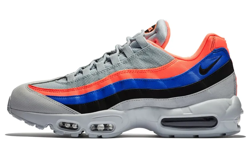 Nike Air Max 95 Ultramarine “Pure Platinum / Bright Mango / Racer Blue / Black” (749766-035)