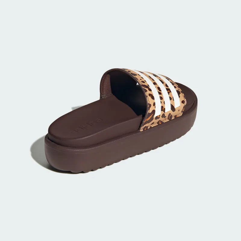 Adidas adilette Platform Slides Shadow Brown / Cloud White / Magic Beige (JR9234)