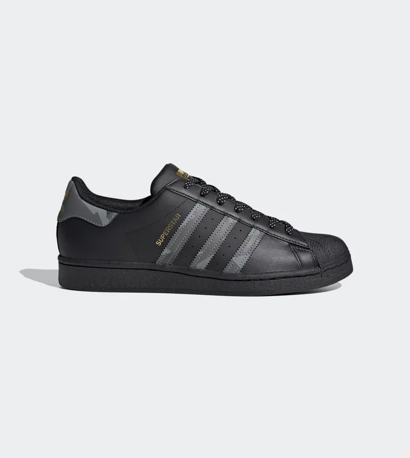 Adidas Superstar ‘Black Camo’ Core Black/Core Black/Gold Metallic (FX9087)