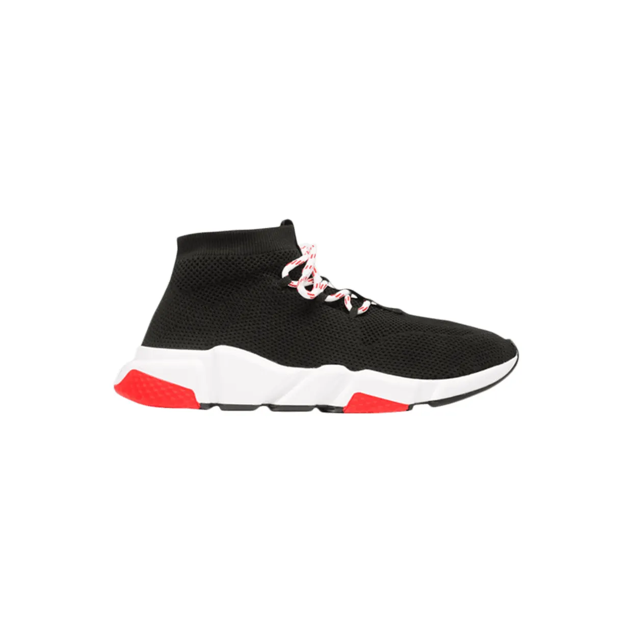 Balenciaga Speed Trainer Lace Up Black Red 2018 (W)