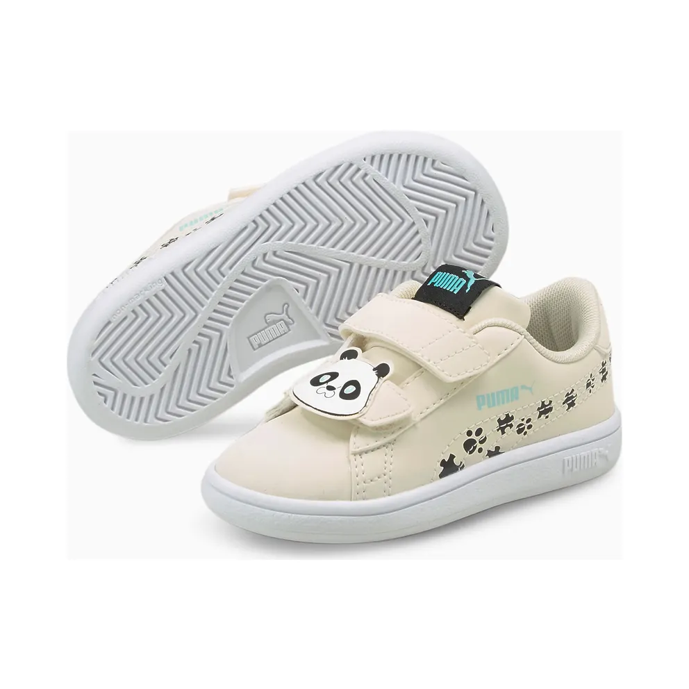 Puma Smash v2 Summer Animals babysneakers Black/White (36878902)