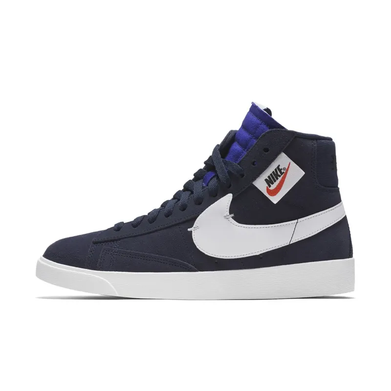 Nike Blazer Mid Rebel Blackened Blue (W) Blackened Blue/Summit White-Black (BQ4022-401)