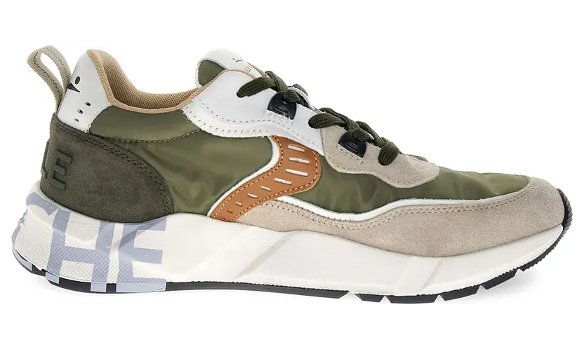 Voile Blanche sneaker Light Beige / Army Green (2017465-14-2E41)