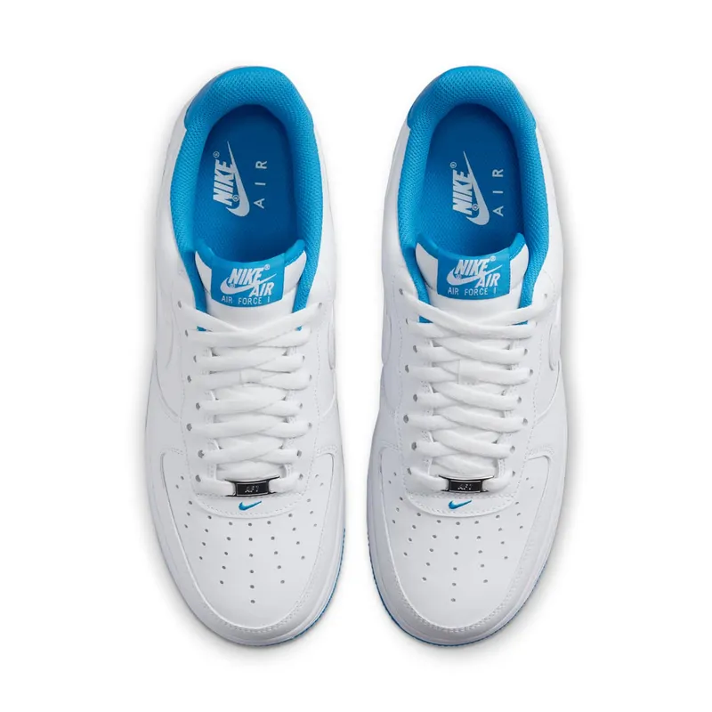 Nike Air Force 1 ’07 “White / Light Photo Blue” (DR9867-101)