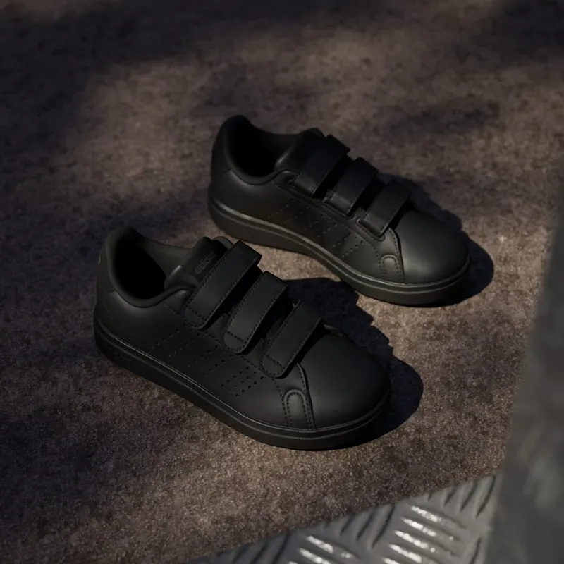 Adidas Advantage Base 2.0 Kids Core Black / Core Black / Grey Six (IE9018)