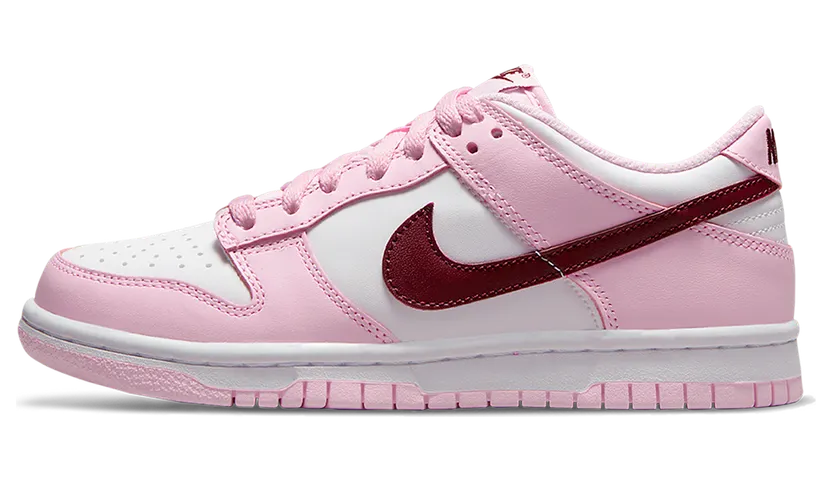 Nike Dunk Low Pink Red White (PS) (CW1588-601)