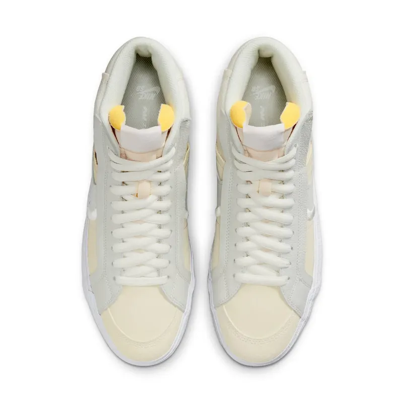 Nike SB Blazer Mid Warning Label Summit White (DZ7587-110)