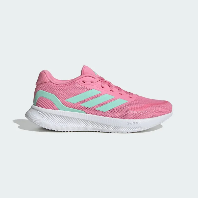 Adidas Runfalcon 5 Running Shoes Bliss Pink / Cloud White / Clear Mint (JI3978)