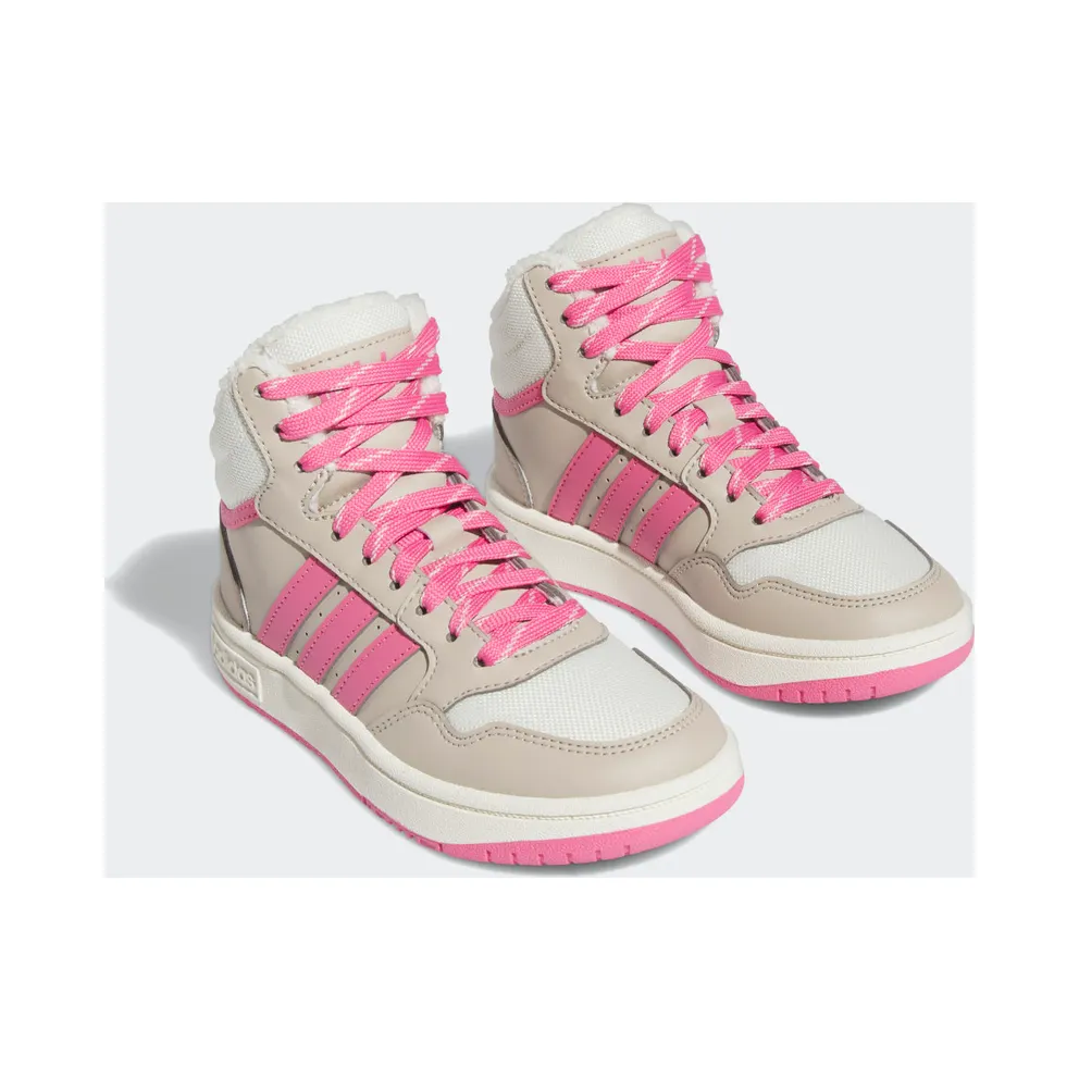Adidas Hoops Mid 3.0 Kids Wonder Beige / Pink Fusion / Off White (IF7739)