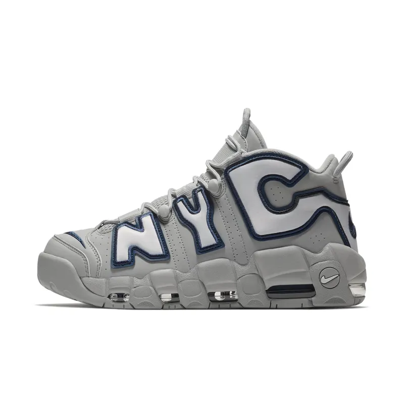 Nike Air More Uptempo NYC Wolf Grey/White-Midnight Navy (AJ3137-001)