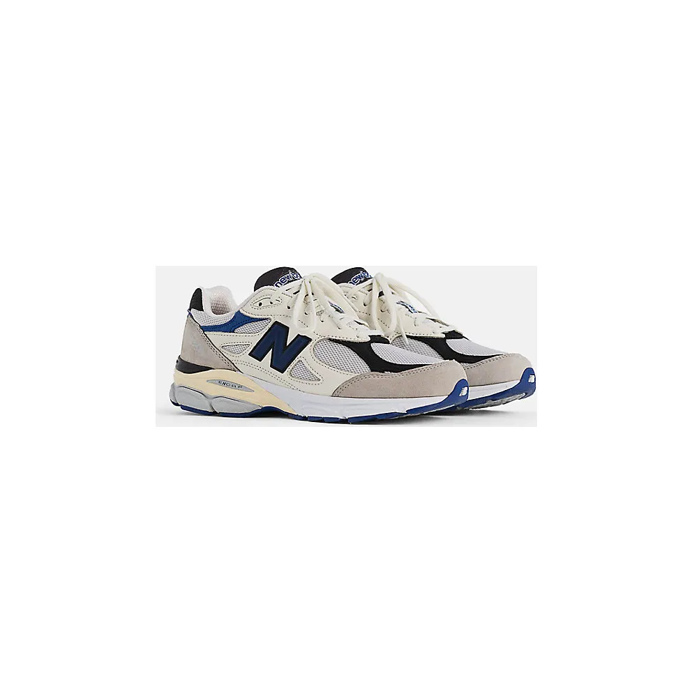 New Balance 990v3 MiUSA White Blue (M990WB3)
