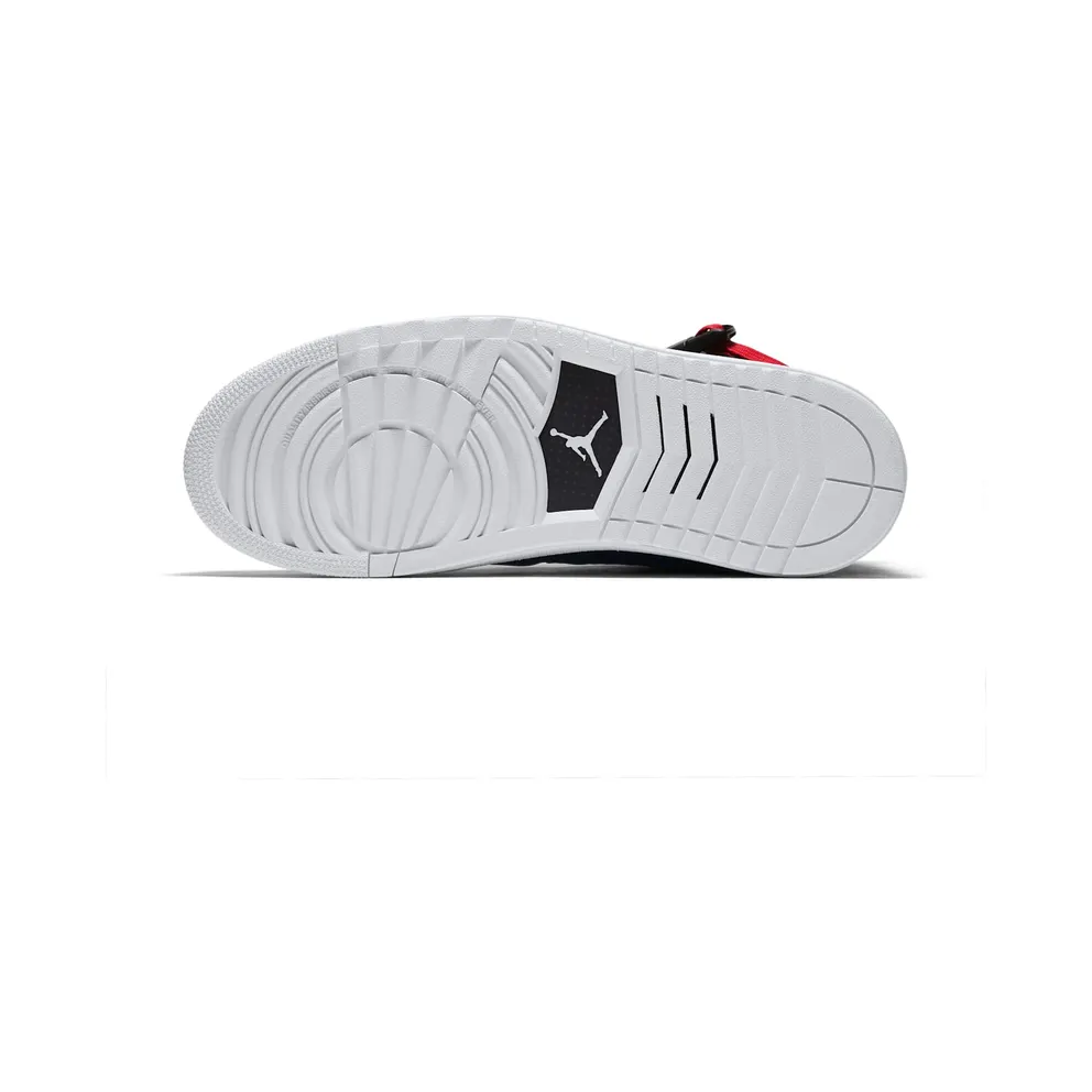 Jordan 1 Moto Black Black/Black-Gym Red (AT3146-001)
