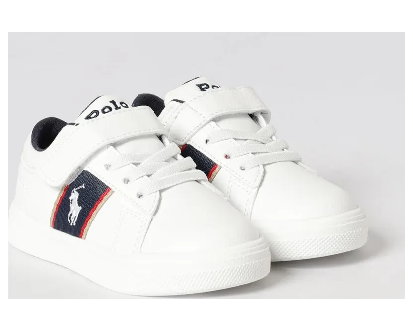 Polo Ralph Lauren Synthetic Leather Sneakers White (RL04217101)