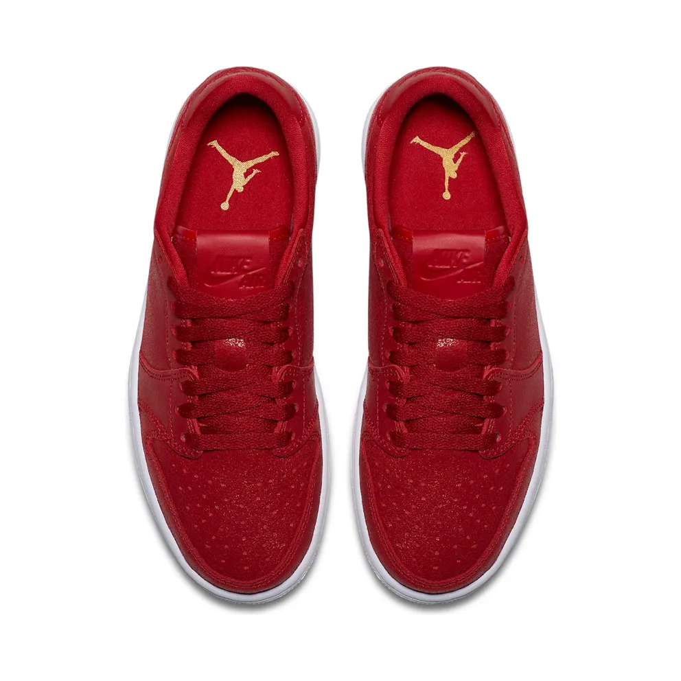 Jordan 1 Retro Low NS Gym Red White (W) Gym Red/White-Metallic Gold (AH7232-623)