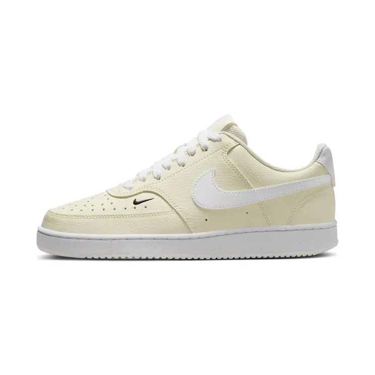 Nike Court Vision Low Next Nature “White / Black / Pale Ivory” (FV9952-100)