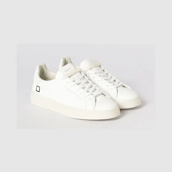 D.A.T.E D. A.T. E. Leather Levante Sneakers White 1 (M441LVCAWH)
