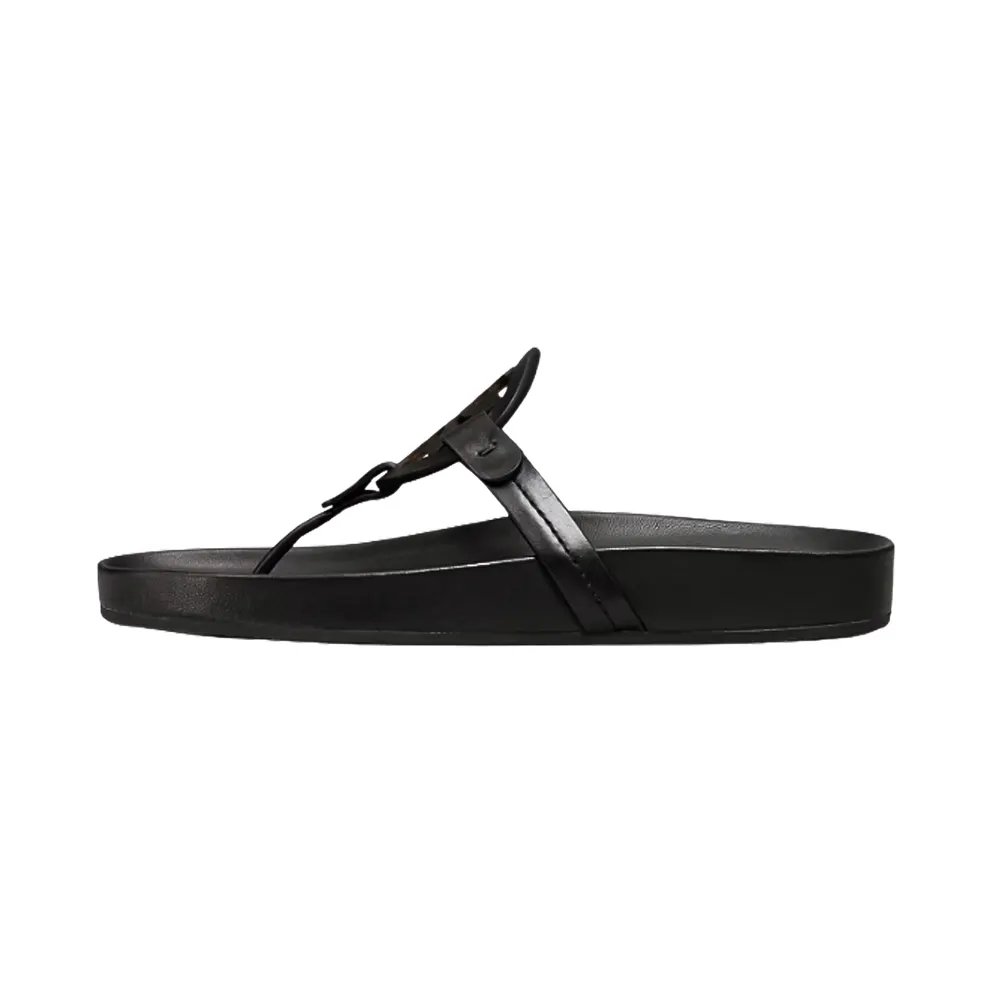 Tory Burch Miller Cloud Sandal “Perfect Black” (81032-004)